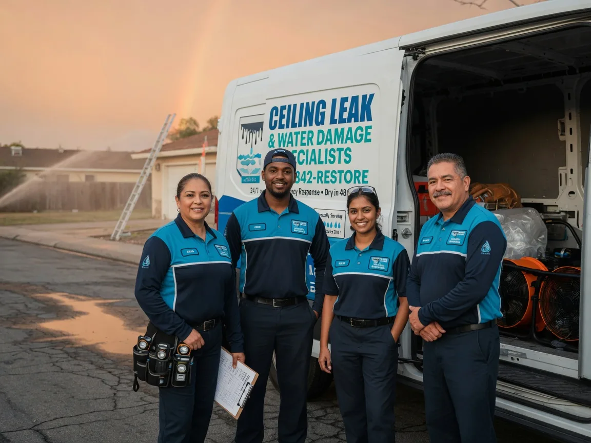 Ceiling Leak Cleanup company in Prospect, OH