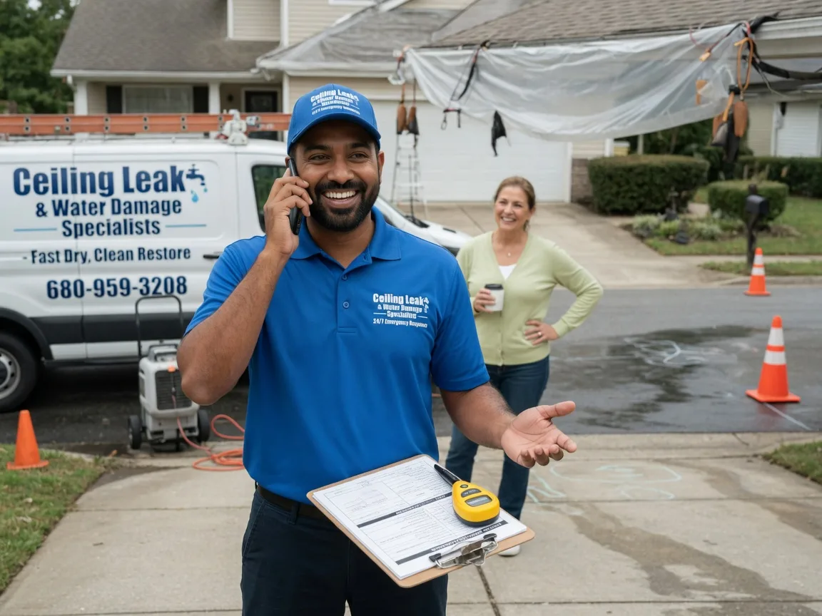 Ceiling Leak Cleanup Prospect, OH FAQs
